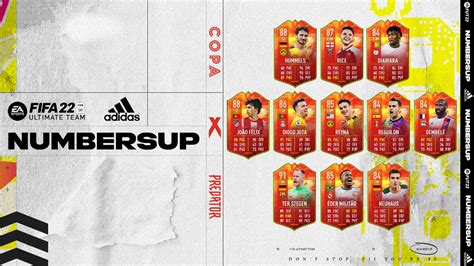 fifa 22 numbers up cards